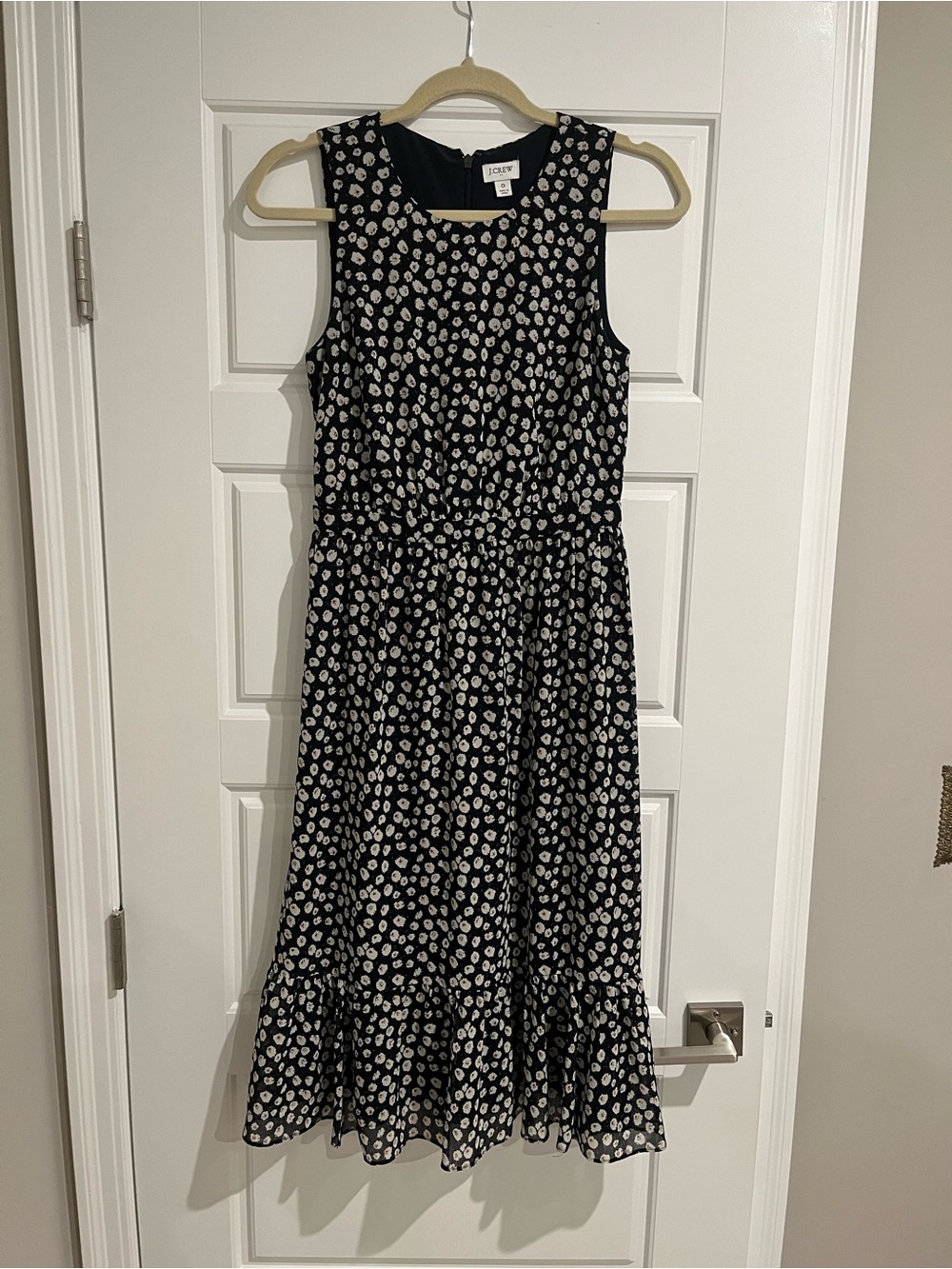J. Crew Tiered Floral Midi Dress Size 0